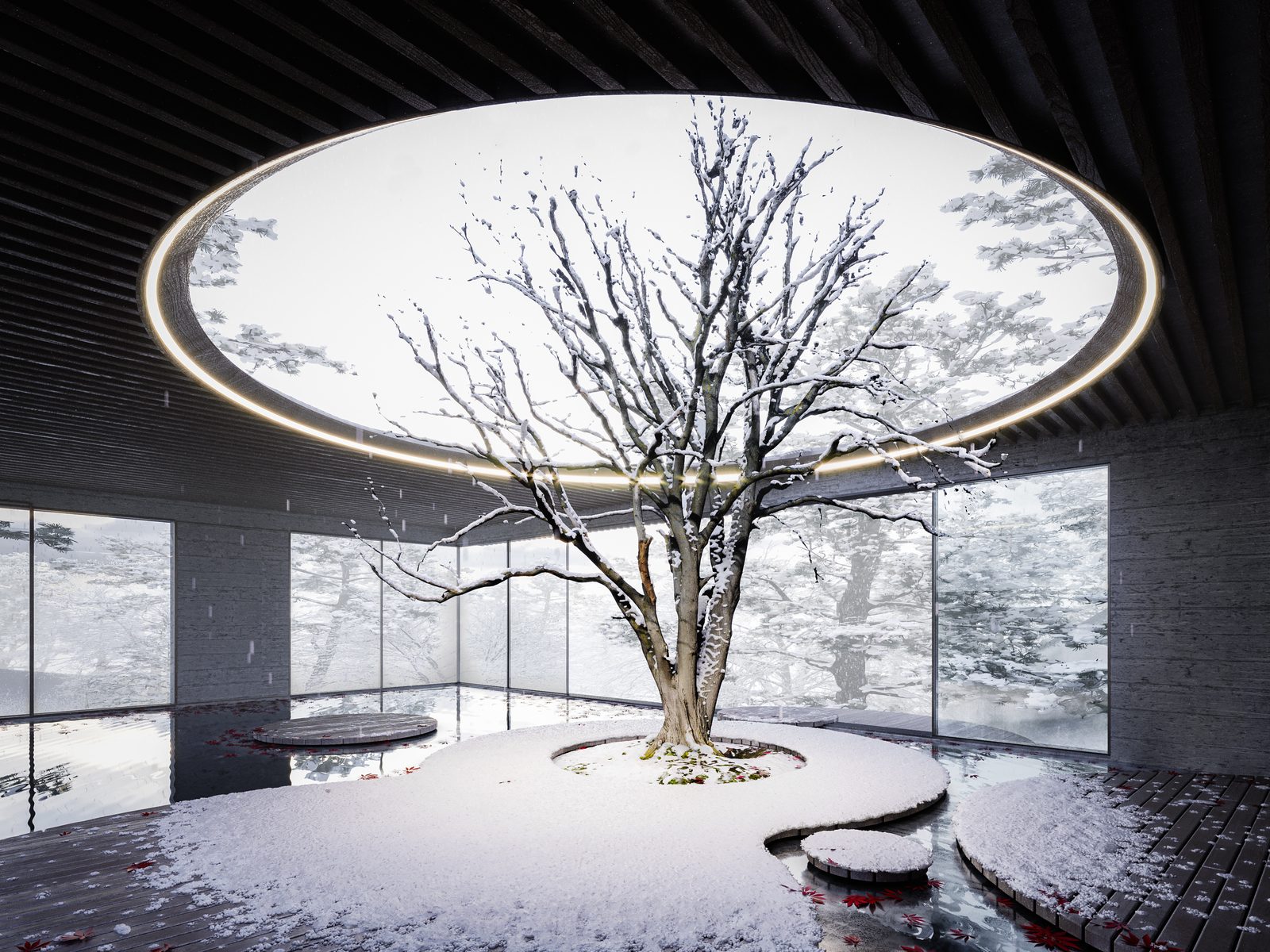 Snowy Tree